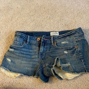 Denim Aeropostale shorts